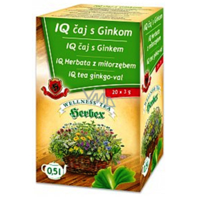 Herbex IQ Tee mit Ginkgo erhöht die Stressresistenz um 20 x 3 g