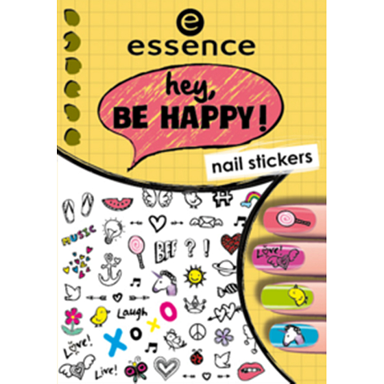 Essence Nail Art Hey, sei glücklich! Nagelaufkleber 05 1 Blatt