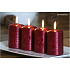 Lima Advent Set mit Zahlen Kerze roter Zylinder 60 x 90 mm 4 Stück