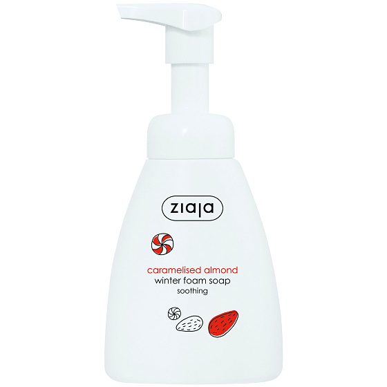 Ziaja Karamellisierter Mandel Winterschaum Seifenspender 250 ml