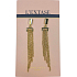 GESCHENK Nina Ricci L Extase Goldohrringe 7,5 x 1 cm 1 Paar