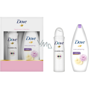 Dove Purely Pampering 250 ml Frauendusche und -creme + Invisible Dry Antitranspirant Spray 150 ml