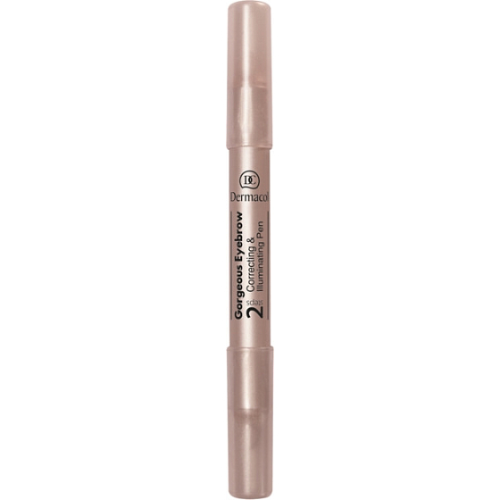 Dermacol Gorgeous Eyebrow Correcting & Illuminating Pen 2in1 Concealer und Aufheller unter den Augenbrauen 10 g