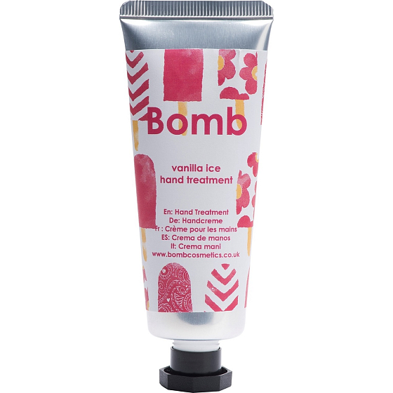 Bomb Cosmetics Vanilleeis - Vanilla Ice Handcreme in der Tube 25 ml