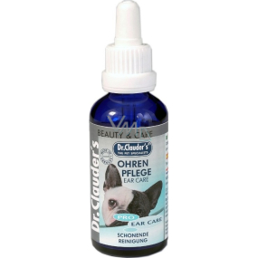 Dr. Clauders Ohren Pflege Schonendes Reinigungsmittel für Hunde und Katzen 50 ml