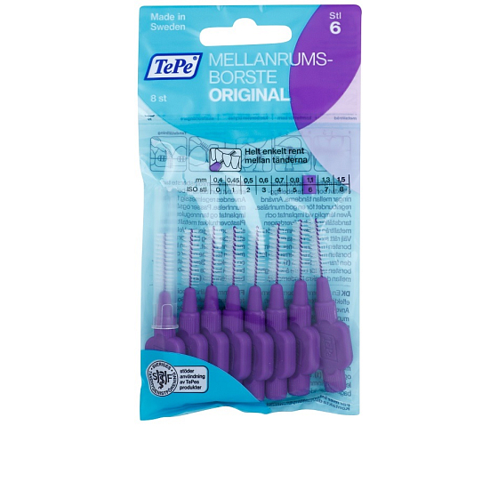 TePe Original Interdentalbürsten Normal 1,1 mm lila 8 Stück
