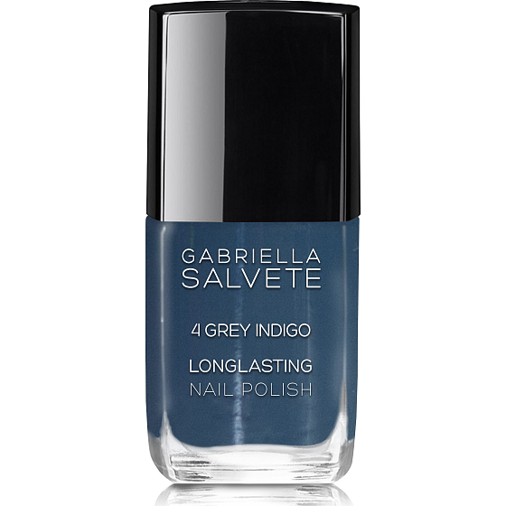 Gabriella Salvete Longlasting Emaille langlebiger Nagellack mit Hochglanz 04 Grey Indigo 11 ml