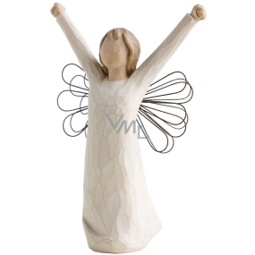 Weidenbaum - Engel des Mutes - Bringt den Geist des Sieges, der Inspiration und des Mutes Figur eines Engels Weidenbaum, Höhe 15 cm