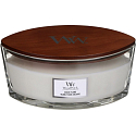 WoodWick Solar Ylang - Sun Ylang Duftkerze mit breitem Holzdocht und Bootsdeckel 453 g