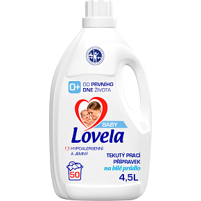 Lovela Baby White Wäsche Hypoallergenes, sanftes Flüssigwaschmittel 50 Waschdosen 4,5 l Lovela Baby White Wäsche Hypoallergenes, sanftes Flüssigwaschmittel 50 Waschdosen 4,5 l