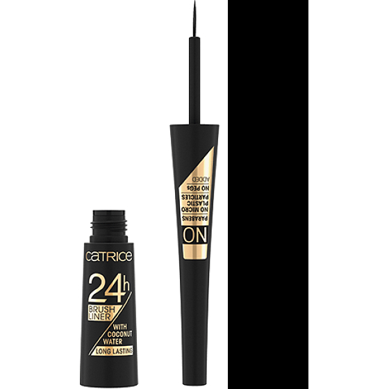 Catrice 24h Brush Liner flüssiger Eyeliner 010 Ultra Black 3 ml