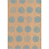 Ditipo Geschenkpapier 70 x 200 cm KRAFT Blaue Kreise