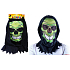 Rappa Halloween Skelett Textilmaske 1 Stück
