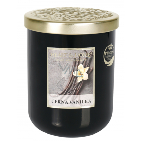 Heart & Home Black Vanilla Soja-Duftkerze groß brennt bis zu 70 Stunden 340 g