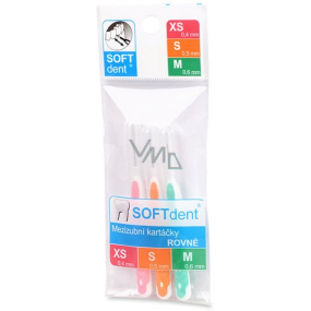 Soft Dent Interdentalzahnbürste XS - M, 0,4 - 6 mm 3 Stück