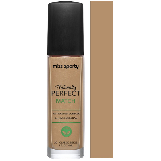 Miss Sporty Naturally Perfect Match Make-up 201 Classic Beige 30 ml