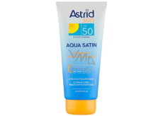 Astrid Sun Aqua Satin OF50 Wasserfeste, feuchtigkeitsspendende Bräunungslotion 200 ml