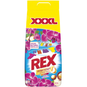 Rex Aromatherapy Color Orchid & Macadamia Oil Waschpulver für Buntwäsche 72 Dosen 4,68 kg