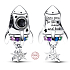 Charms Sterling Silber 925 Rocket - Ich liebe dich, Perle am Armband Liebe