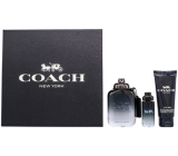 Coach For Men Eau de Toilette 100 ml + Eau de Toilette 15 ml + Duschgel 100 ml, Geschenkset für Männer