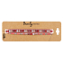 Albi Perlen rot-orange Armbänder breiter und schmaler, verstellbare Größe, Set 2 Stück