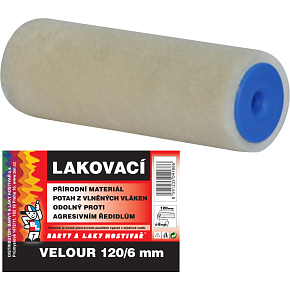 BARVY A LAKY HOSTIVAŘ Velour Walzen zum Malen für Halter 6 mm, 120 mm