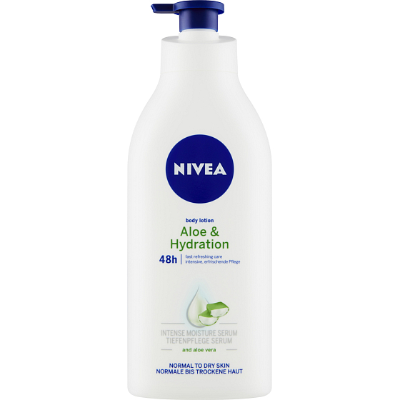 Nivea Aloe & Hydration Lehké tělové mléko, 625 ml