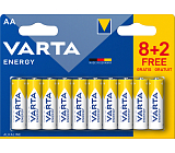 Varta Energy AA Batterien, 8+2 Stück