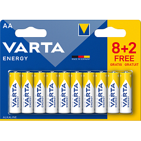 Varta Energy AA Batterien, 8+2 Stück