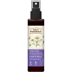 Green Pharmacy Kamille und Leinsamen Haarelixier für coloriertes Haar 150 ml