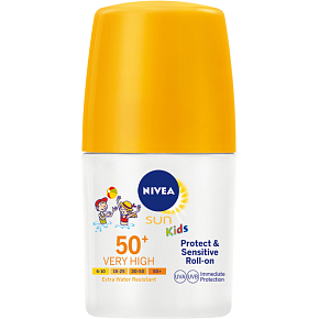 Nivea Sun Kids Sensitive protect & play OF 50 Kinder Sonnenschutzmilch, 50 ml