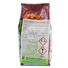 WINY Kaliumdisulfit E224 Kaliumpyrosulfit für Lebensmittel - Konservierungsmittel 100 g