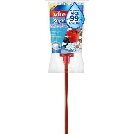 Vileda SuperMocio Micro & Cotton Microfaser Mop Complete 1 Stück