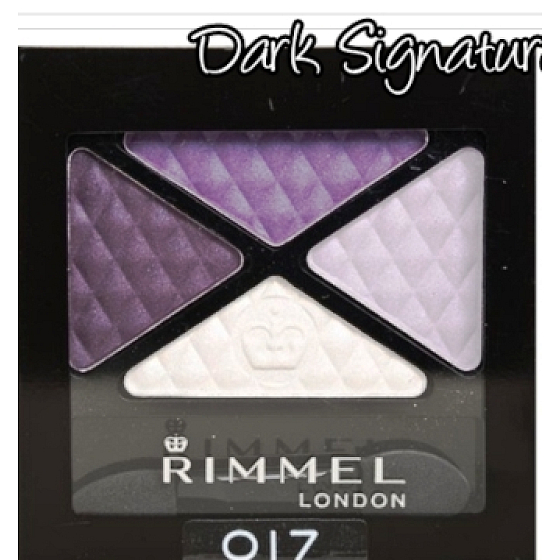 Rimmel London Glam Eyes Quad Lidschatten 017 Dark Signature 4 g
