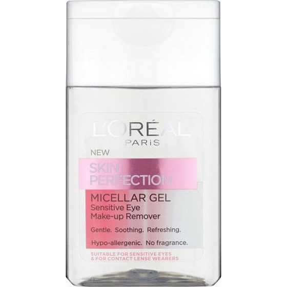 Loreal Paris Skin Perfection 5in1 mizellares Gel für empfindliche Augen 125 ml