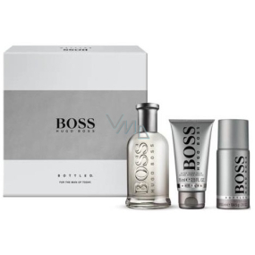Hugo Boss Boss No.6 Abgefülltes Eau de Toilette 200 ml + Aftershave 75 ml + Deodorant Spray 150 ml, Geschenkset