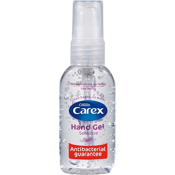 Carex Sensitive antibakterielles Handgel für empfindliche Haut 50 ml