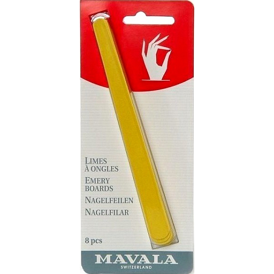 Mavala Emery Boards dünne professionelle Nagelfeilen 8 Stück