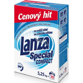 Lanza Special Compact Waschpulver für farbige Wäschekiste 70 Dosen von 5,25 kg