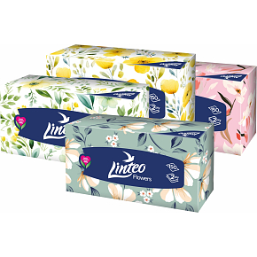 Linteo Papiertaschentücher 2-lagig 150 Stück weiß