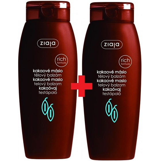 Ziaja Kakaobutter-Körperlotion 200 ml + Kakaobutter-Körperlotion 200 ml, Duopack