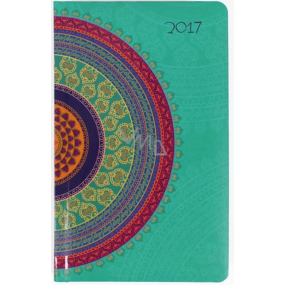 Albi Pocket Diary Wöchentliches Mandala 9,5 cm × 15,5 cm × 1,1 cm