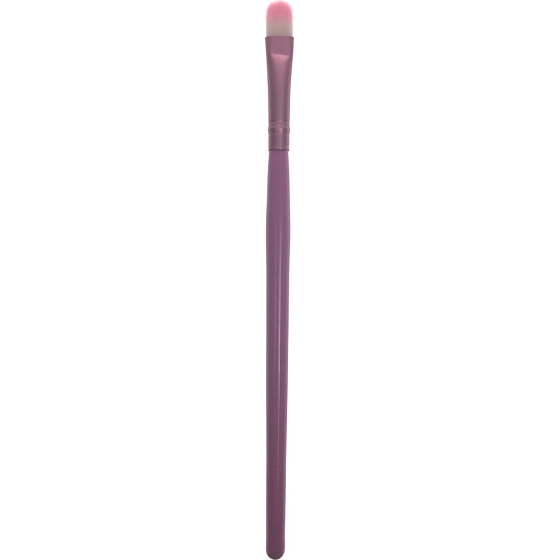 Kosmetikpinsel breiter rund rosa 15 cm 30190