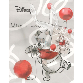 Ditipo Geschenk Papiertüte 23 x 9,8 x 17,5 cm Disney Winnie the Pooh Was ich vorhatte zu tun