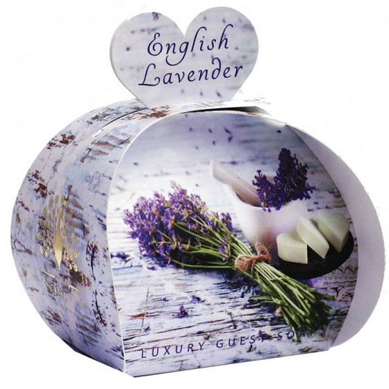 Englische Seife Englische Lavendel-Naturseife mit Sheabutter 3 x 20 g