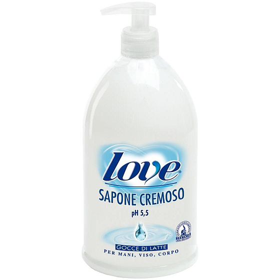 Madel Love Sapone Cremoso Gocce Di Latte Flüssigseifenspender 1 l