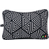 Albi Massagekissen Geometrisches Muster schwarz und weiß 28 x 19 x 11 cm