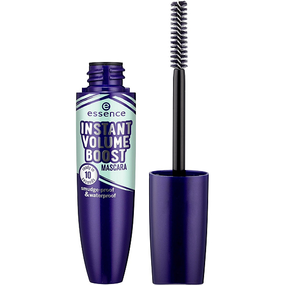 Essence Instant Volume Boost Wischfeste wasserfeste Wimperntusche Schwarz 14 ml