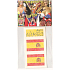 Bogen Tätowierungsaufkleber für Gesicht und Körper Spanien España Flagge 2 Motive