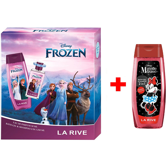 La Rive Disney Gefrorenes parfümiertes Wasser 50 ml + 2in1 Duschgel 250 ml Geschenkset